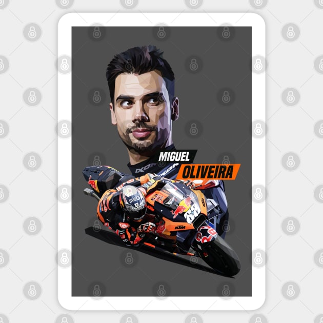 Miguel Oliveira Sticker by pxl_g